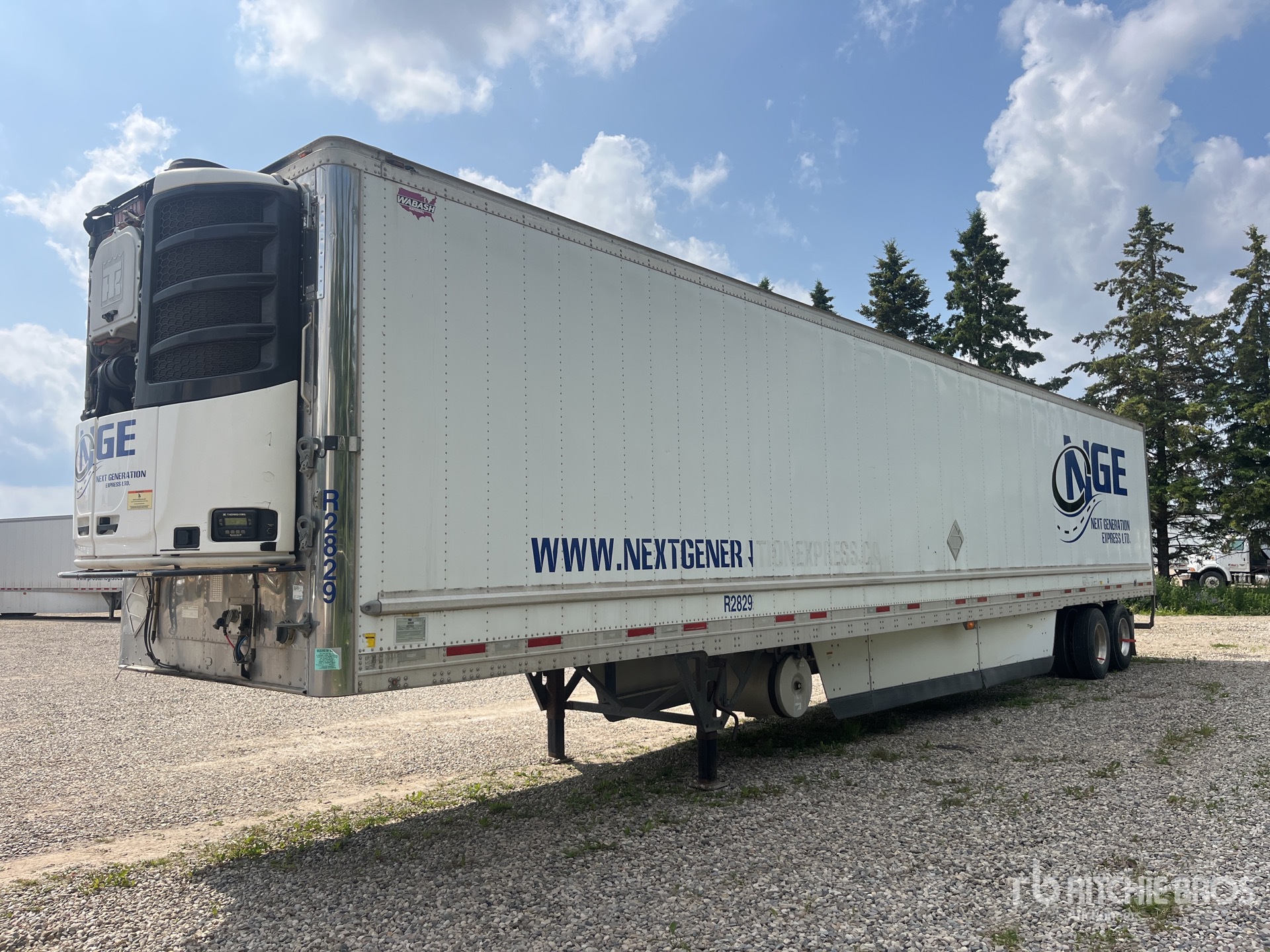 2018 Wabash 53 ft x 102 in T/A を見 Reefer Trailer (Inoperable)