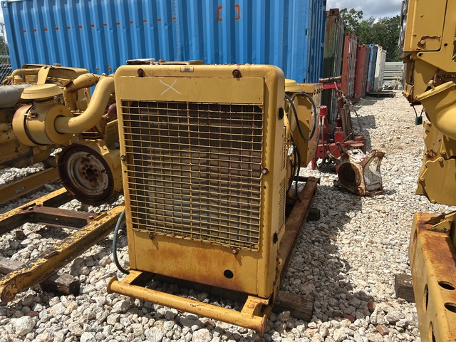 2003 Cat 90 kW Skid-Mounted Generator Set