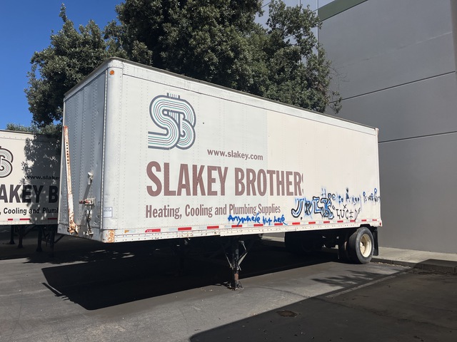 1991 Wabash 28 ft x 102 in S/A Van Trailer