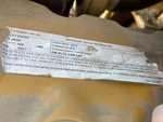 Engine with Emission Label