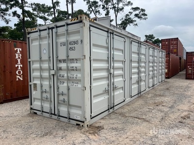 2025 40 ft High Cube Multi-Door Storage Container