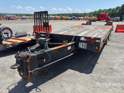 1986 Eager Beaver 22 ft T/A Remolque Portamaquinaria
