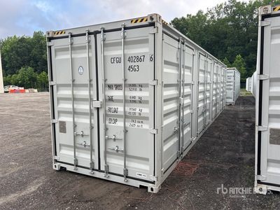2025 40 ft High Cube Multi-Door Storage Container