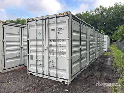 2025 40 ft High Cube Multi-Door Storage Container