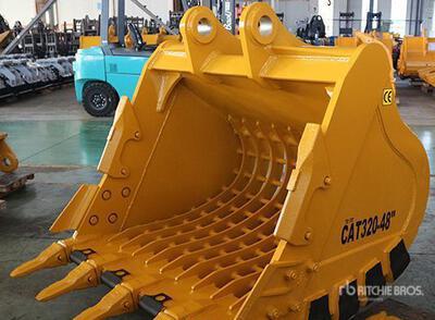 Elephant BKT32048SKEL 48-E 48 in 1.28 cyd Skeleton Godet d'excavatrice - Fits Cat 320 / 17 - 24 ton (Unused)
