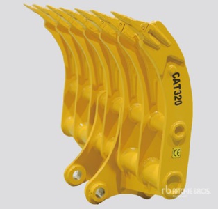 Elephant RAKE32065 65-E 65 in Excavator Rake - Fits Cat 320 / 17 - 24 ton (Unused)