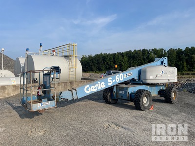2001 Genie S-60 4WD Diesel Telescopic Boom Lift