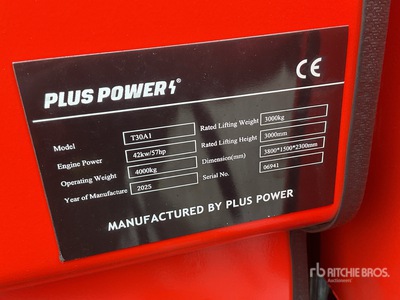 2025 Plus Power T30A1 Carretilla Todoterreno (Unused)