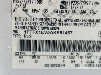 2010 Ford F-150 XL 4x4 Extended Cab Pickup