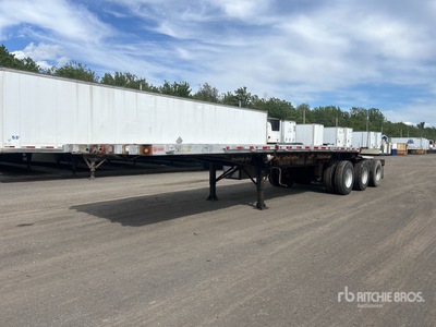 2005 Temisko 28 ft Tri/A Super B-Train Lead Flatbed Trailer