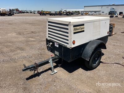 2004 Atlas Copco XAS 97 (JC) 190 cfm Mobile Compresor de aire (Inoperable)