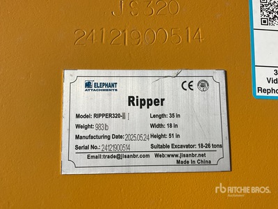 2025 Elephant RIPPER320-I Excavator Ripper (Unused)