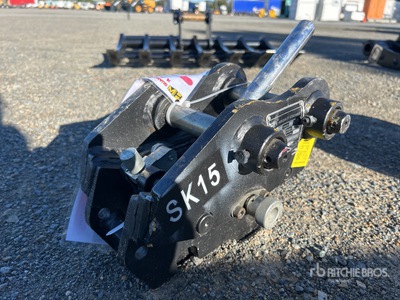 2025 Hongwing Excavator Coupler - Fits Kobelco SK15 (Unused)
