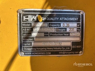 2025 Hongwing Skeleton Cazo criba para excavadora - Fits CAT 307D (Unused)