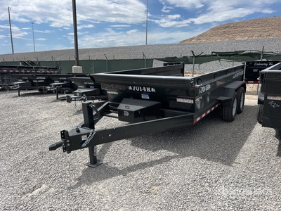 2025 Industrias America 7014R 14 ft T/A Dump Utility Trailer