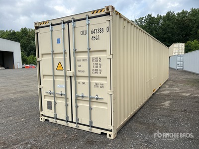 2025 40 ft High Cube Storage Container