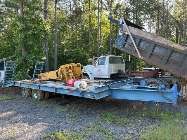 1989 Hudson 25 ft T/A Equipment Trailer