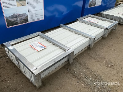 Quantity of (200) 2025 SUNTOP S3048C 3 ft x 10 ft Corrugated PPGI Steel Panels (Unused)