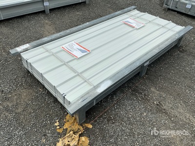 Quantity of (200) 2025 SUNTOP S2134C-200 Corrugated PPGI Steel Panels Divers  (Unused)