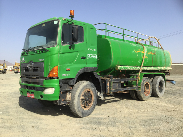 2007 Hino ZS1EPVA 6x4 Water Truck
