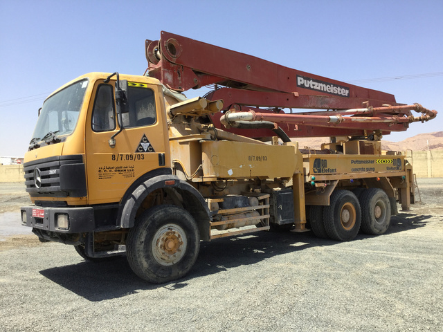 1995 Mercedes-Benz Actros 3331 Concrete Pump Truck