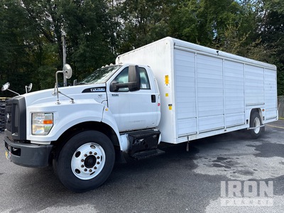 2017 Ford F-750 LNG 4x2 10 Bay Beverage Truck