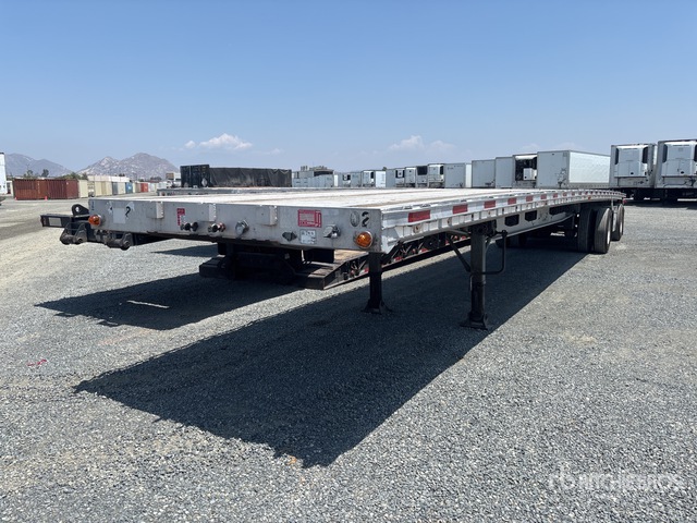 1998 Raven 50 ft T/A Spread Axle Flatbed Trailer | Ritchie Bros ...