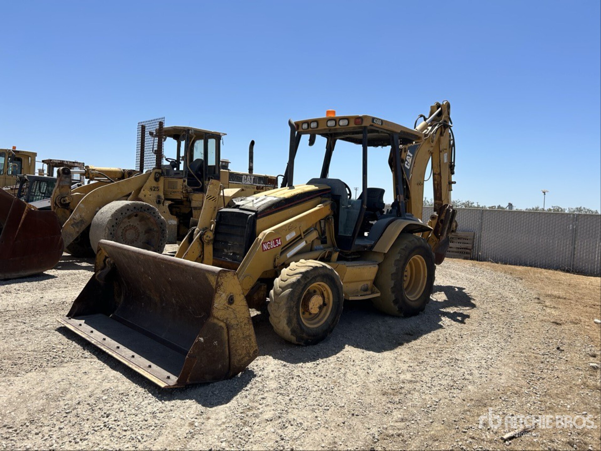 2002 Cat 430D を見 Backhoe Loader