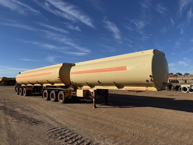 1997 Tieman 64600 L B-Double Combination Tanker Trailer 1997 Tieman 64600 L B-Double Combination Tanker Trailer