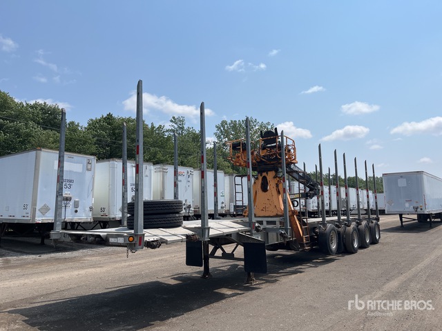 2015 Manac 51 ft Quad/A Self-Loading Log Trailer | Ritchie Bros ...