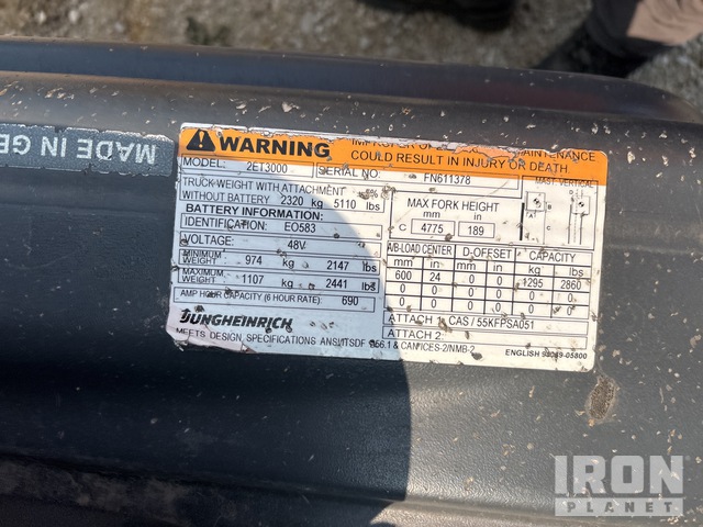 MONTACARGAS ELéCTRICO 2019 CATERPILLAR 2ET3000