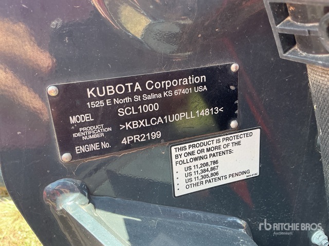 MINI CARGADOR SOBRE ORUGAS COMPACTO KUBOTA SCL1000