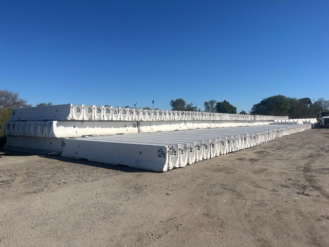 Quantity of (50) K-Rail 20 ft Sections of Barrier