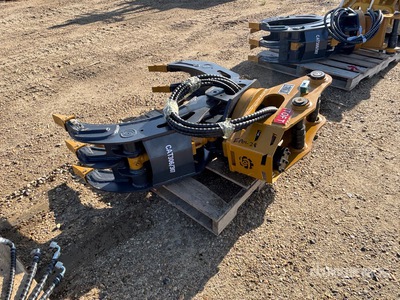 2025 TOFT TOFT04G 13 in Excavator Grapple - Fits 4 - 8 ton Excavator (Unused)