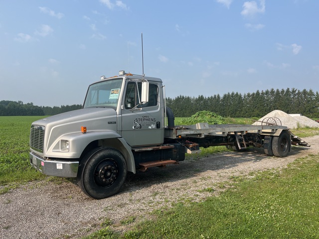 1999 Freightliner FL80 4x2 Flatbed Truck /w Dovetail Ramp 1999 Freightliner FL80 4x2 Flatbed Truck /w Dovetail Ramp