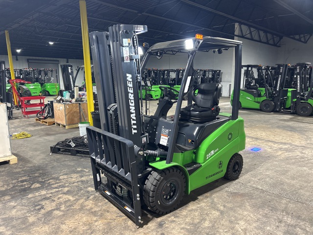 2024 Titan Green EP25K-Li 4650 lb Electric Forklift (Unused)