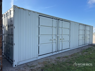 2025 40 ft High Cube Multi-Door Storage Container