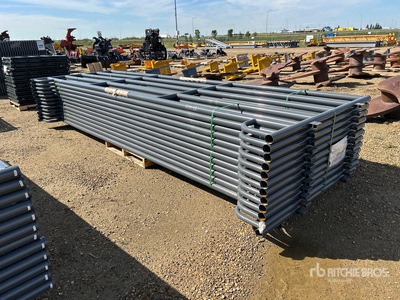 Quantity of (12) 2024 BYT 16 ft Ranch Panel Livestock Gate (Unused)