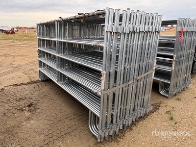 Quantity of (31) 2025 BYT GPNL96 9 ft 6 in x 5 ft Galvanized Ranch Livestock Panel (Unused)