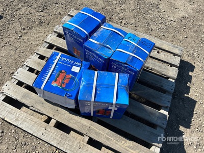 Quantity of (5) 2025 BYT ABTJK20 20T Air/Hydraulic Bottle Jack Varios, herramientas manuales (Unused)