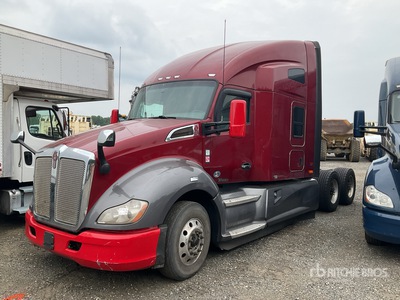 2019 Kenworth T680 6x4 Tracteur Routier Couchette (Inoperable)