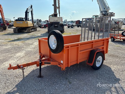 2019 Ohio Steel UTL5008HDS 8 ft S/A Utility Trailer