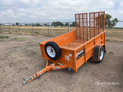2021 Pratt CP0510 8 ft S/A Utility Trailer
