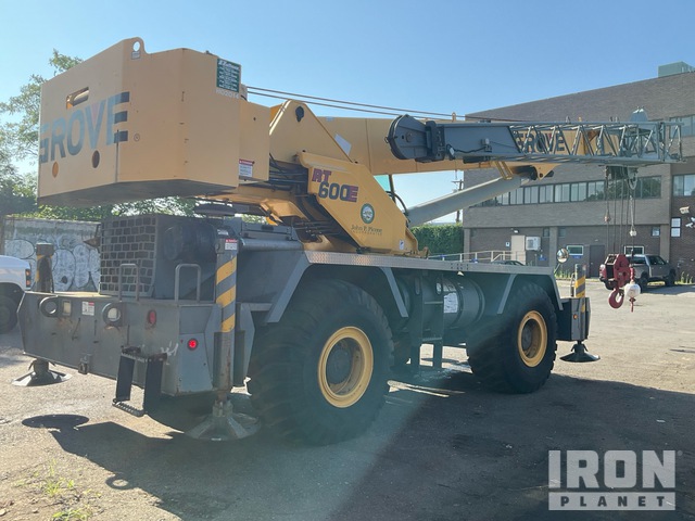 Grove Rt60e 2010 Grove RT600E 50 ton 4x4 Rough Terrain Crane in Lawrence, New York ...