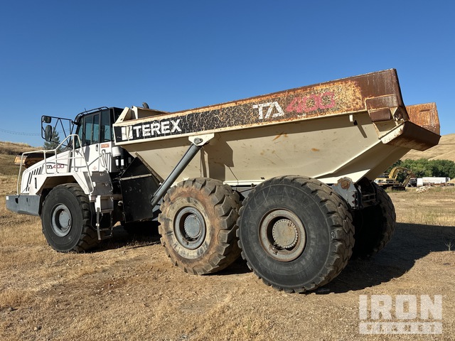 2010 Terex TA400 Articulated Dump Truck in Hornitos, California