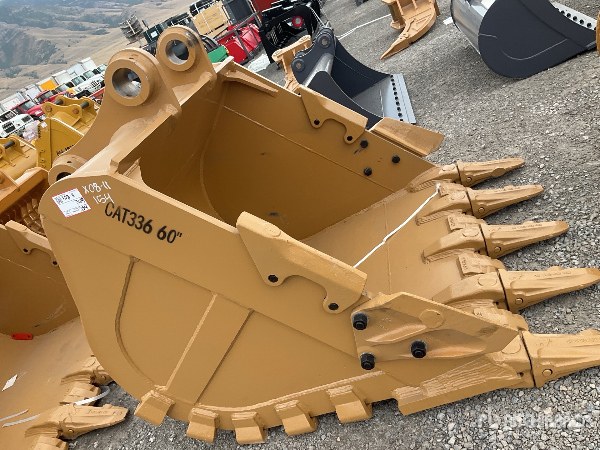 2025 Warrior WBRC30-1550 Rock Excavator Bucket - Fits Caterpillar 336 (Unused)