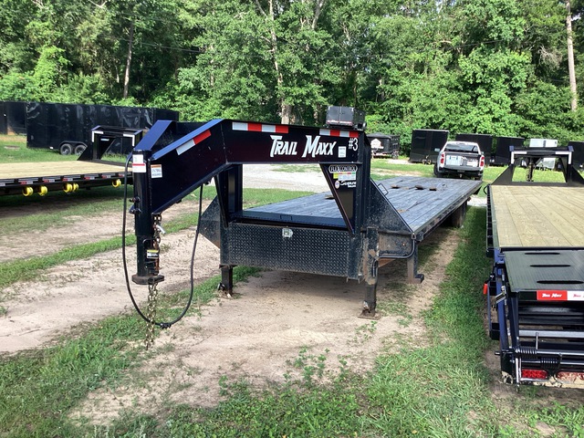 2023 Trail Maxx SD27-40 40 ft T/A Gooseneck Flatbed Trailer