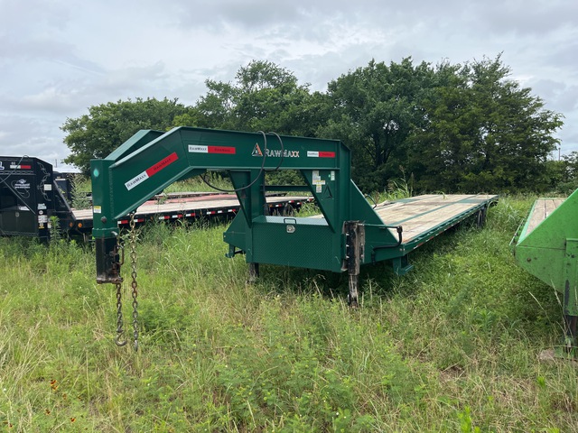 2023 RAWMAXX FDX-40-212KHYD 40 ft T/A Gooseneck Flatbed Trailer