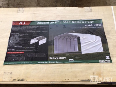 KJ K2030 Metal Garage - Unused