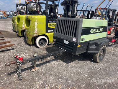 2018 Sullair 185 DPQ KU4F 185 cfm Mobile Air Compressor